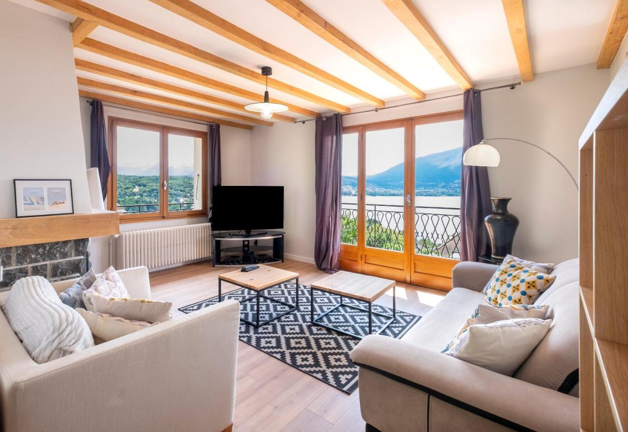 T4 Avec Vue Imprenable Sur Le Lac D'Annecy Lejlighed Veyrier-du-Lac Eksteriør billede