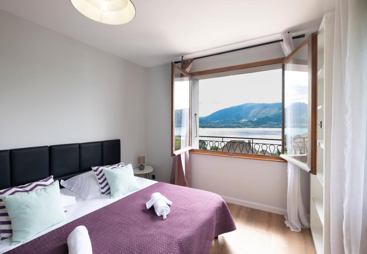 T4 Avec Vue Imprenable Sur Le Lac D'Annecy Lejlighed Veyrier-du-Lac Eksteriør billede