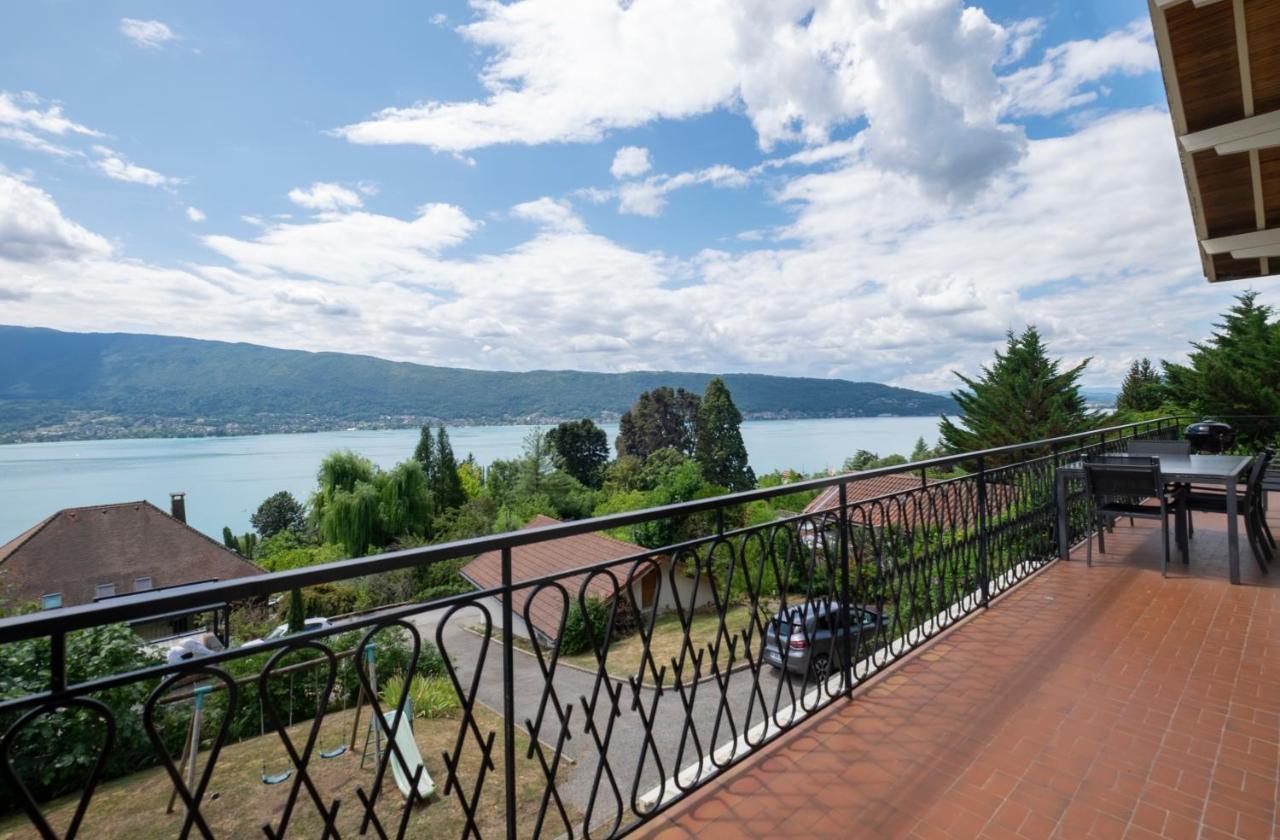 T4 Avec Vue Imprenable Sur Le Lac D'Annecy Lejlighed Veyrier-du-Lac Eksteriør billede
