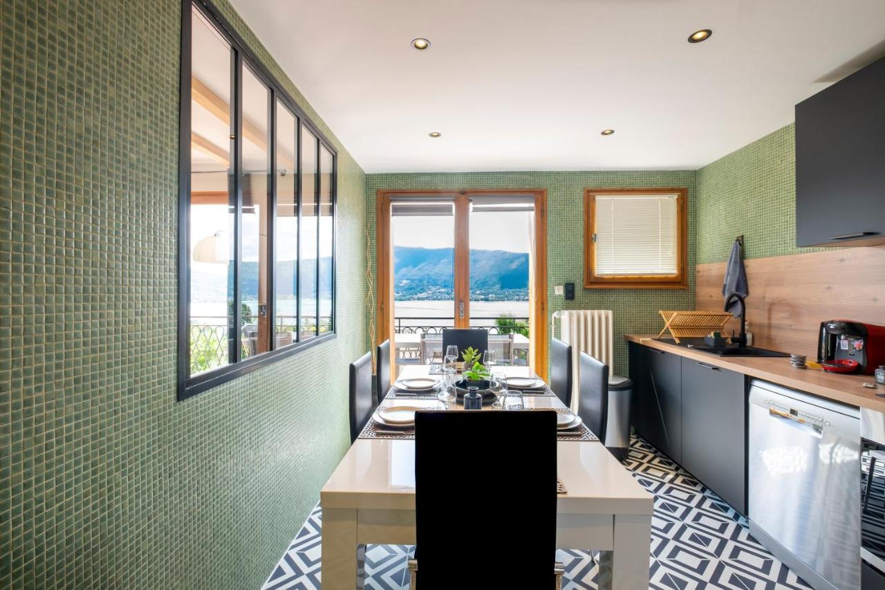 T4 Avec Vue Imprenable Sur Le Lac D'Annecy Lejlighed Veyrier-du-Lac Eksteriør billede