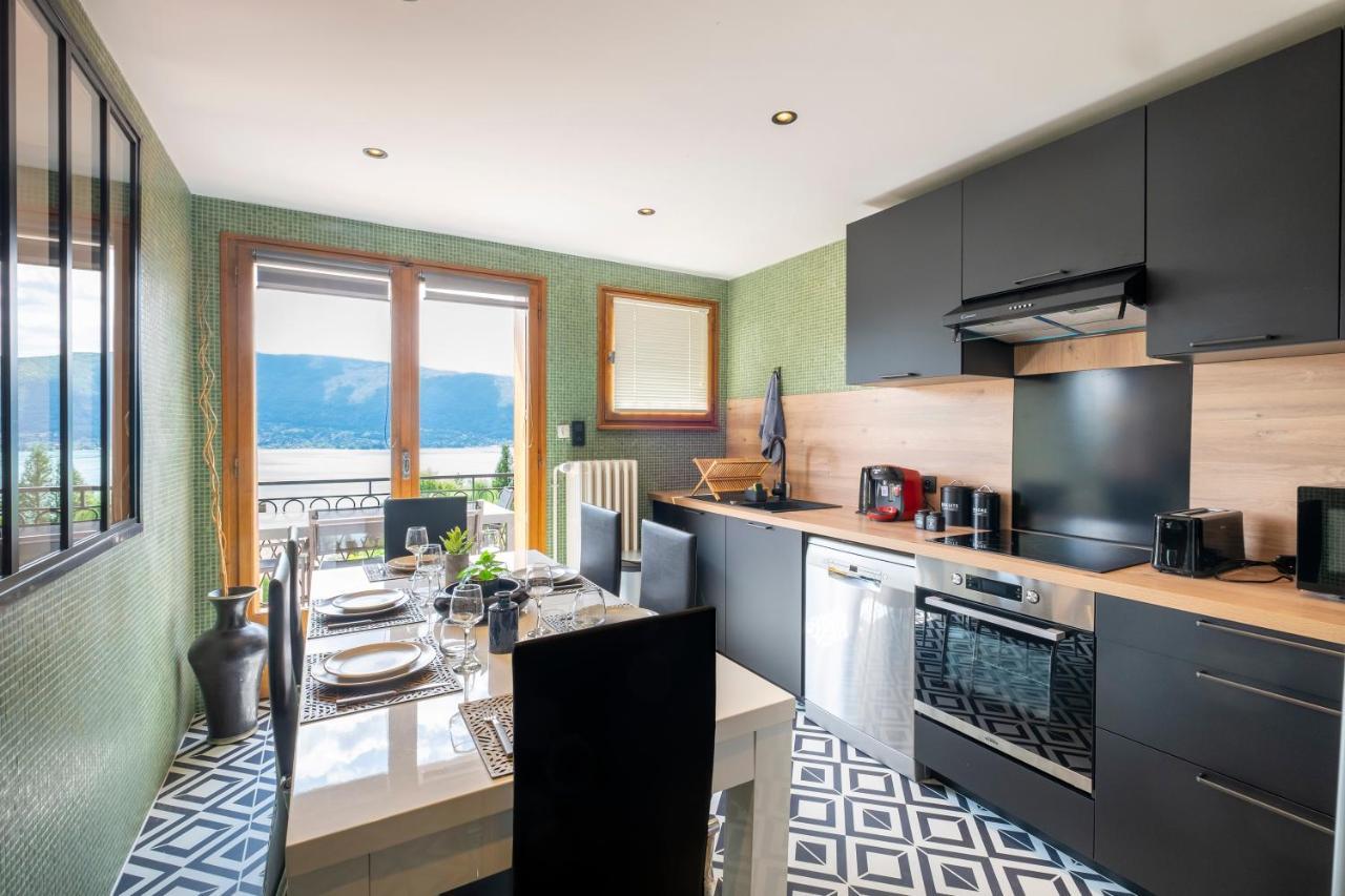 T4 Avec Vue Imprenable Sur Le Lac D'Annecy Lejlighed Veyrier-du-Lac Eksteriør billede